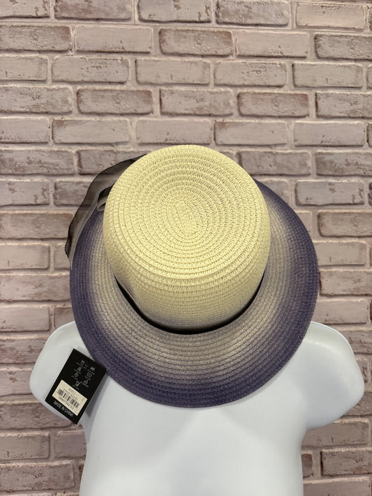 S.Christina Sun Hat, Straw/purple, One Size, Used - Good