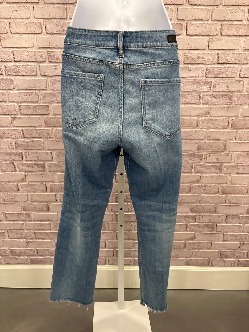 Kut Reese Ankle Straight Leg Jeans, Denim, 10, Used - Good