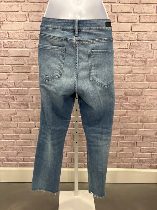 Kut Reese Ankle Straight Leg Jeans, Denim, 10, Used - Good