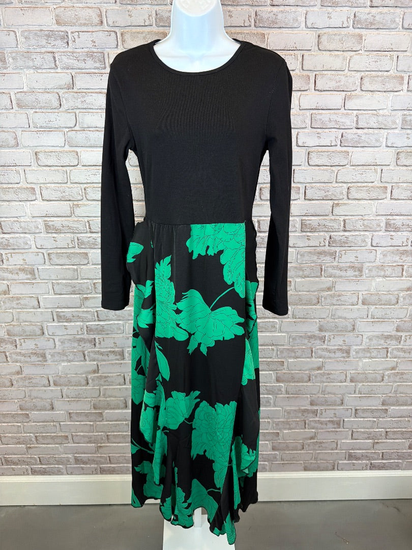 BTFBM Dress, black/green, Medium, Used - Good