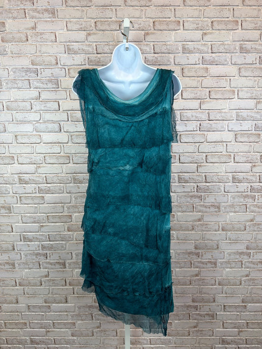 Tina Stephens Dress, Teal, One Size, Used - Good