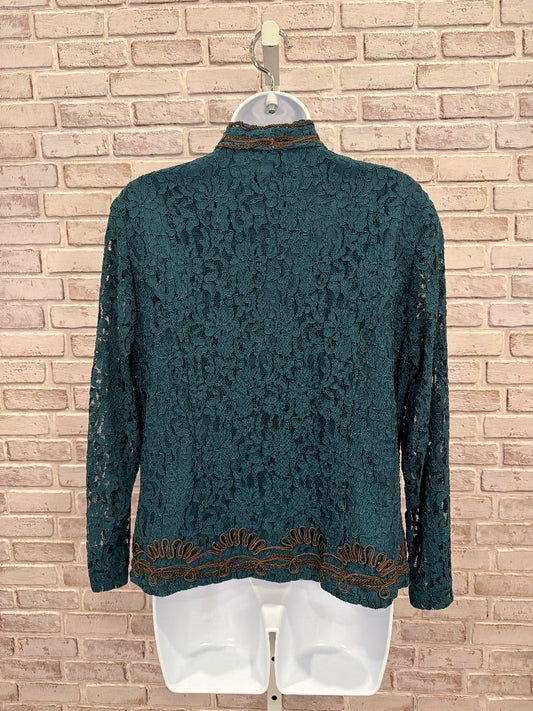 Coldwater Creek Jacket, Teal, Large, Used - Good