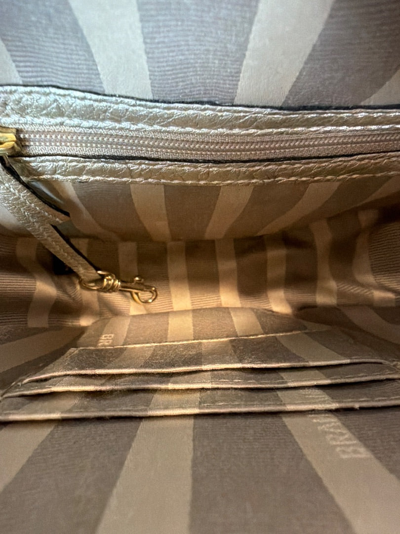 Brahmin Lane Crossbody, Gold, One Size, Used - Excellent