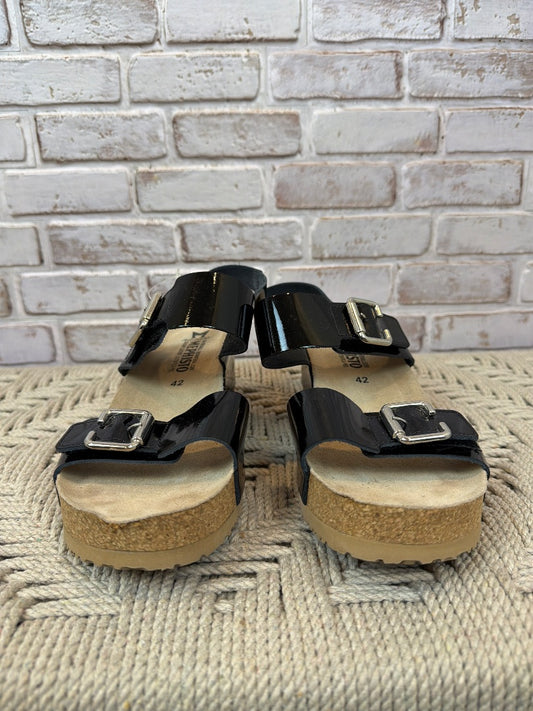 Mephisto Wedge sandals, Black, 42, Used - Excellent