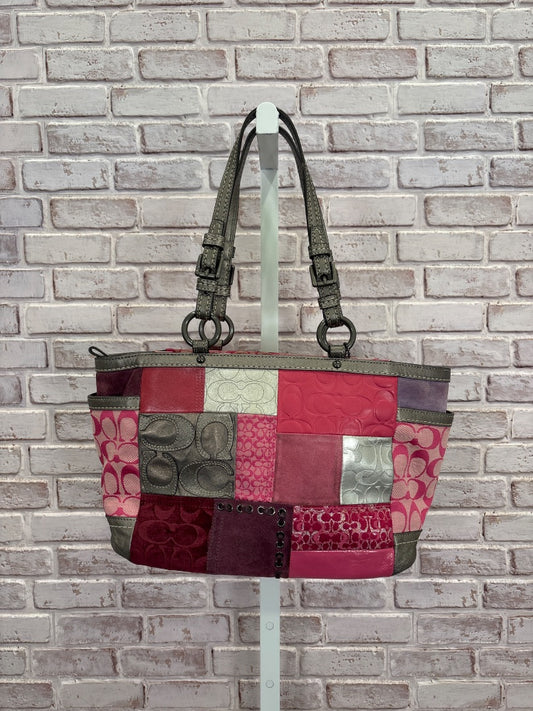 Coach Handbag, Pink multi, One Size, Used - Good