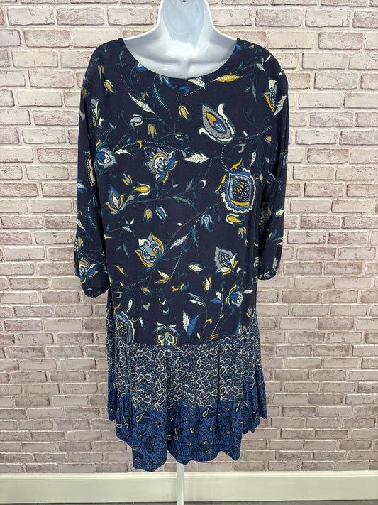 Westport 1962 Dress, Blue multi, XL, Used - Good