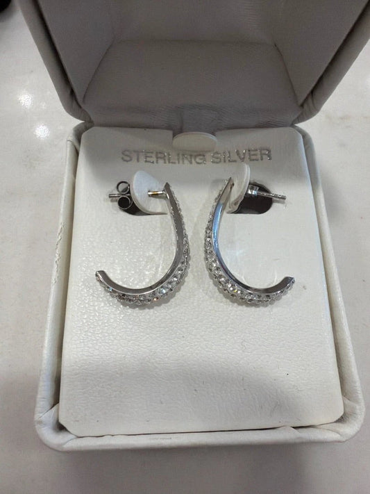 Various Earrings – Silver – Size One Size – Excellent Condition