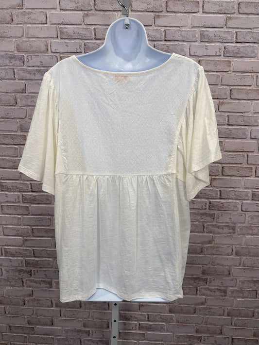Knox Rose Shirt, White/navy, XL, Used - Good
