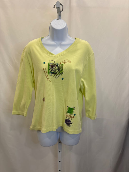 The added touch Shirt, Yellow, XL