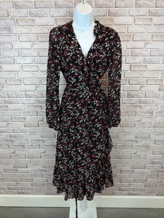Michael Kors Wrap Dress, Multi floral, Small, New With Tags