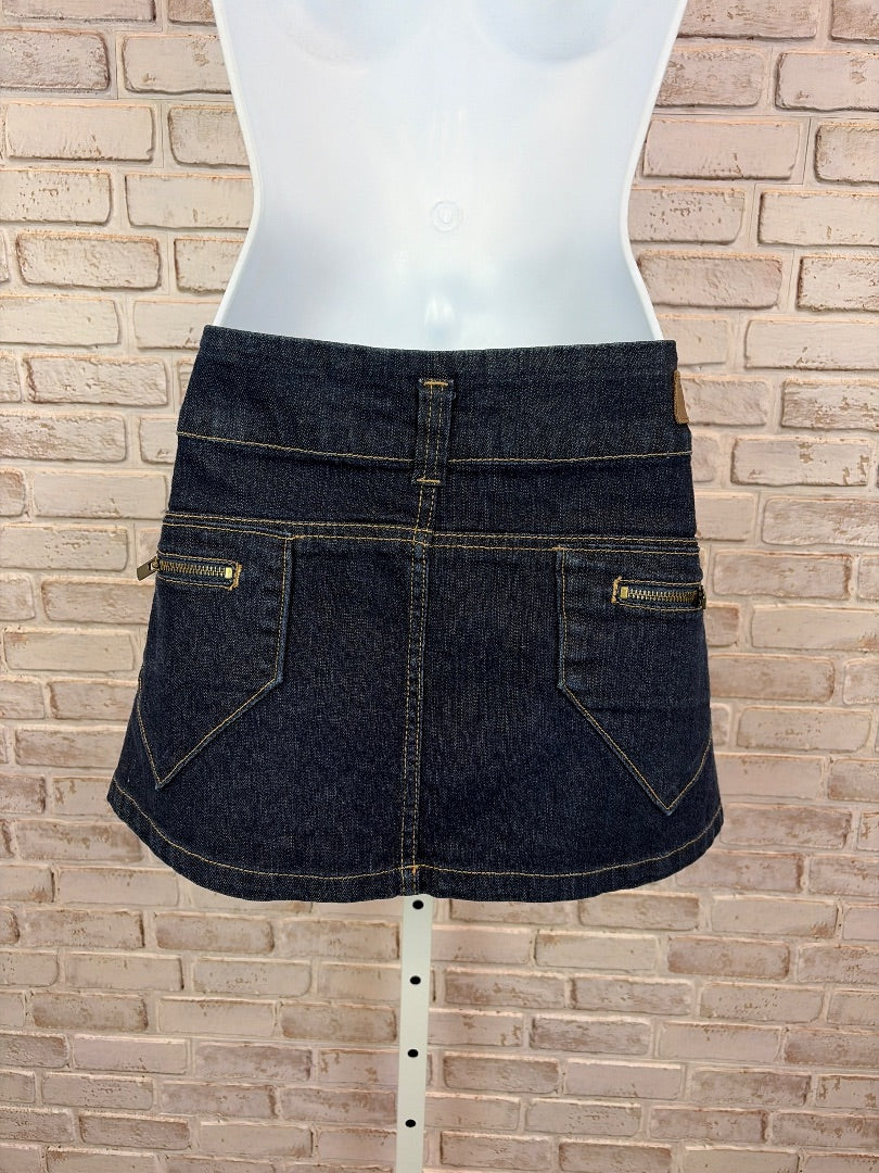 Pepe Jeans Skirt, Dark denim, 5, Used - Good