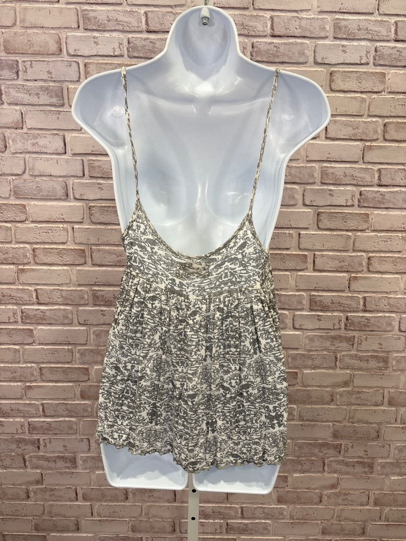 Urban outfitters Tank top, Grey/white, Small, Used - Good