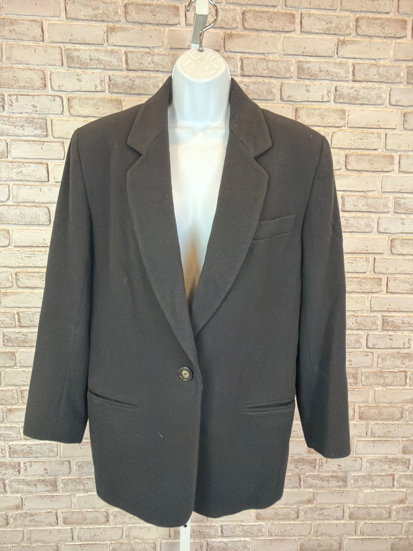 The Limited Wool and Cashmere blend Blazer, Black, Medium, Used - Excellent
