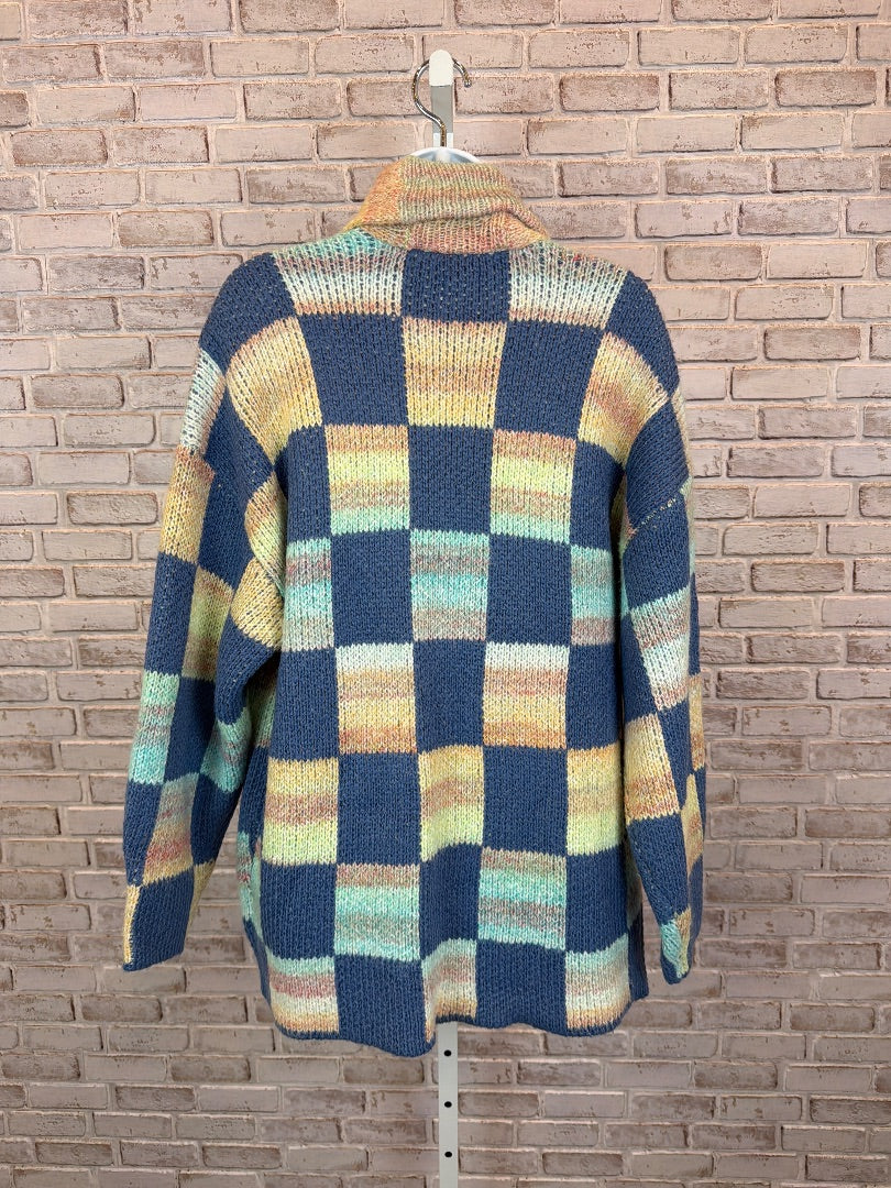 BDG Sweater Cardigan, Multi, Medium, Used - Good