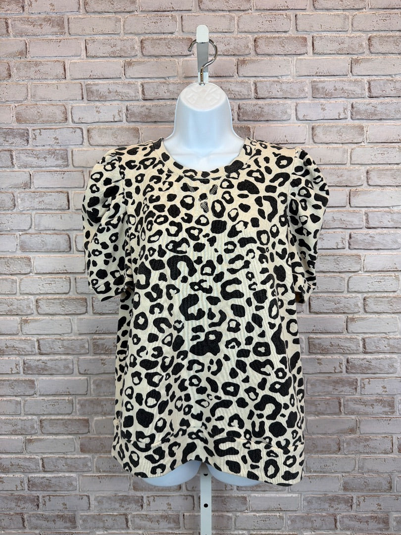 Who What Wear Shirt, Leopard, XL, Used - Excellent