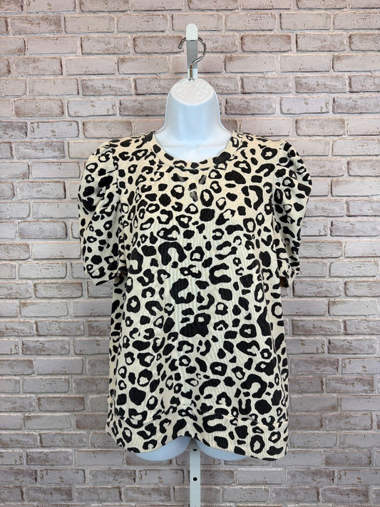 Who What Wear Shirt, Leopard, XL, Used - Excellent