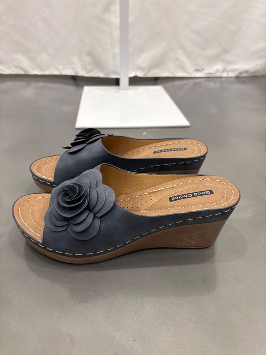 Good choice Sandals, Blue, 7.5