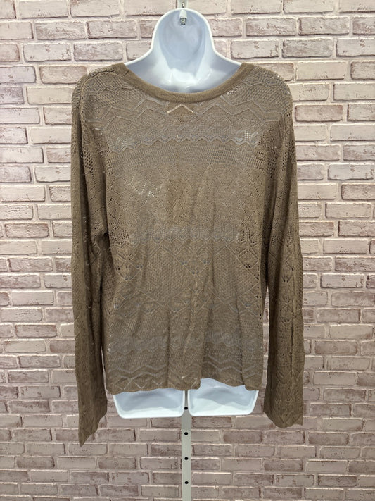 Grace & Lace Cardigan, Brown, Large, Used - Good