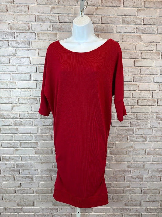 Zenana Outfitters Dress – Zenana Outfitters Sweater Dress, Red, Small, Used - Excellent