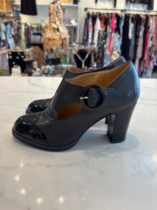 John Fluevog Clogs, Black, 8.5