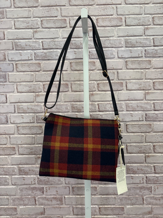 Grace & Lace Handbag, Multi plaid, One Size, New With Tags
