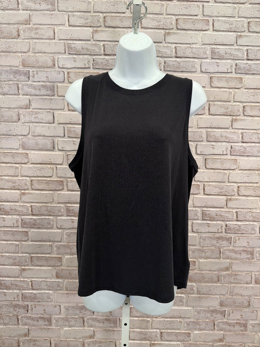 Athleta Tank top, Grey/black, Large, Used - Good