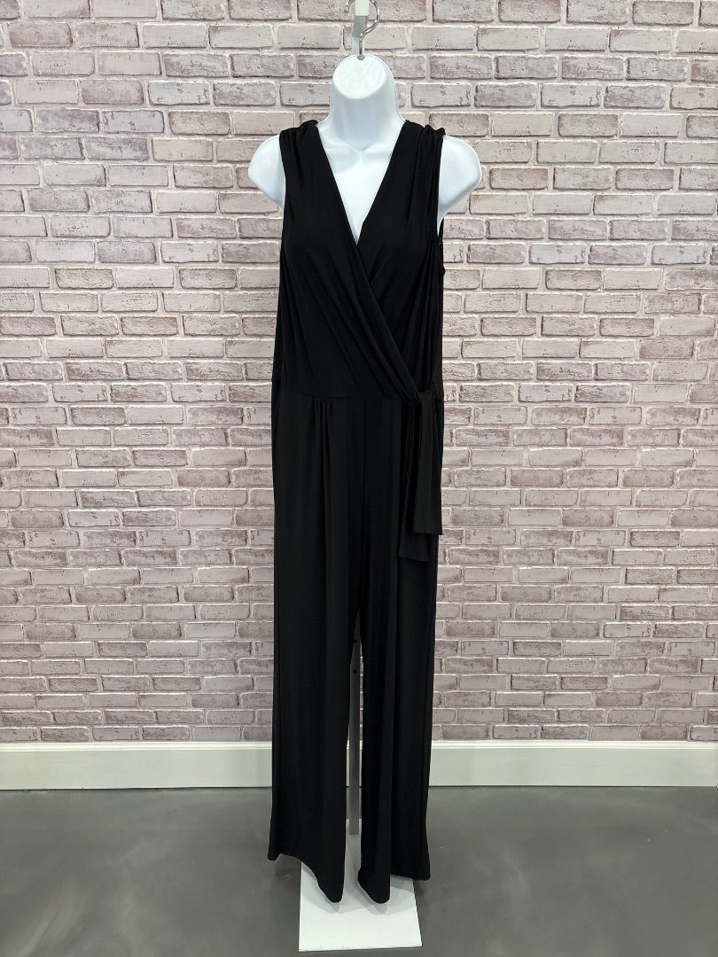 Tiana B Jumpsuit, Black, Large, New With Tags