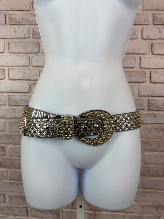 Various Belt, Silver, Large, Used - Fair