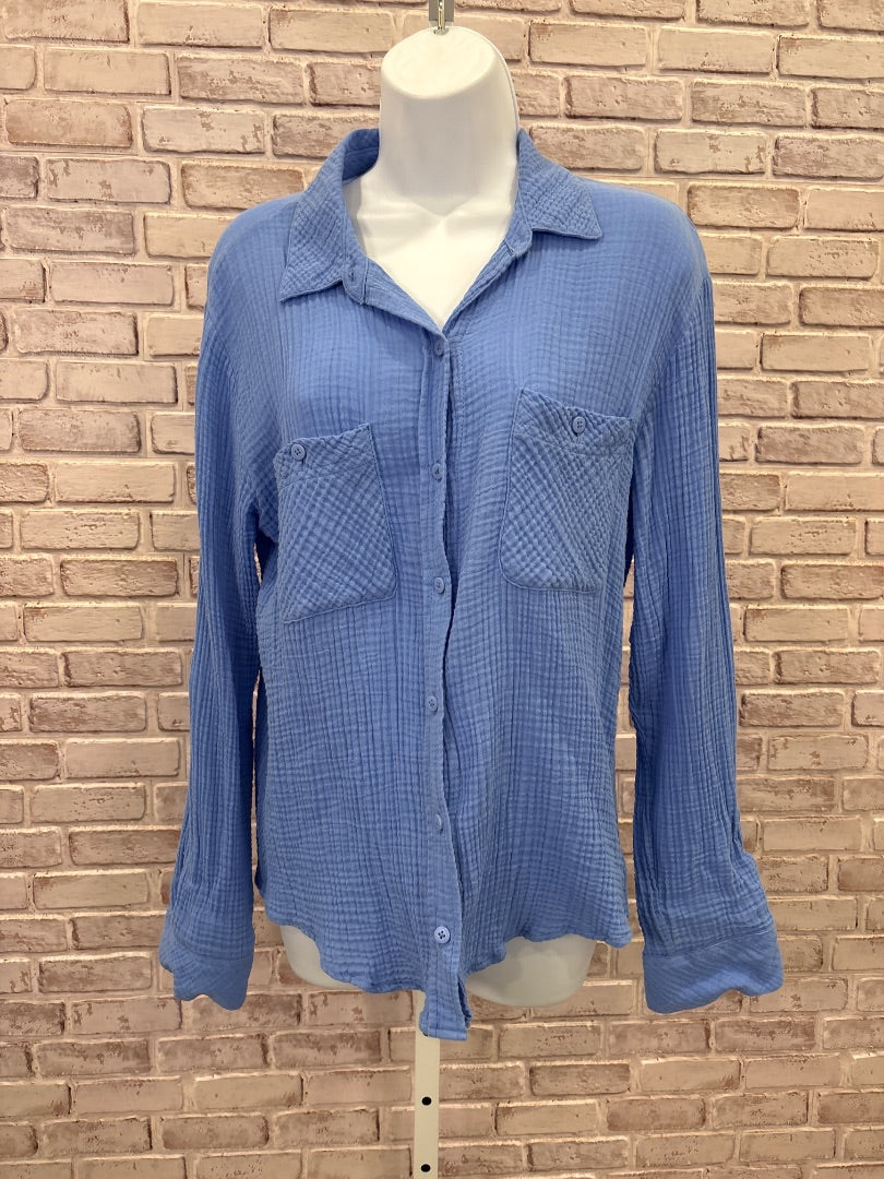 Sanctuary Shirt, Blue, XS, Used - Good