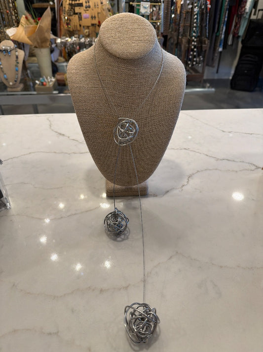 Various Necklace, Silver, One Size, Used - Good