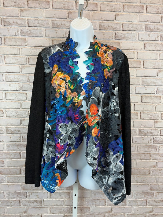 Alberto Makali Cardigan, Multi, Medium, Used - Excellent