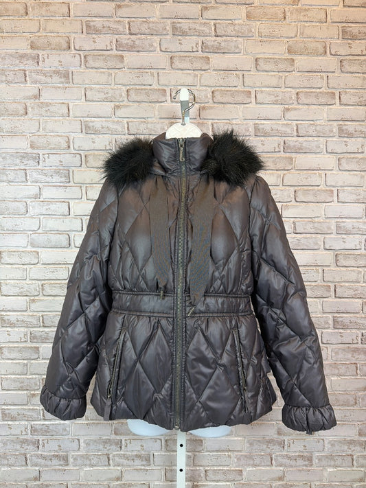 Juicy Couture Puffer Jacket, Grey/silver, Large, Used - Excellent