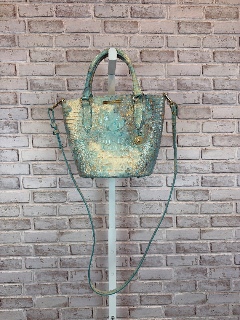Brahmin Small Bowie Serendipity Handbag, Turquoise, One Size, Used - Excellent