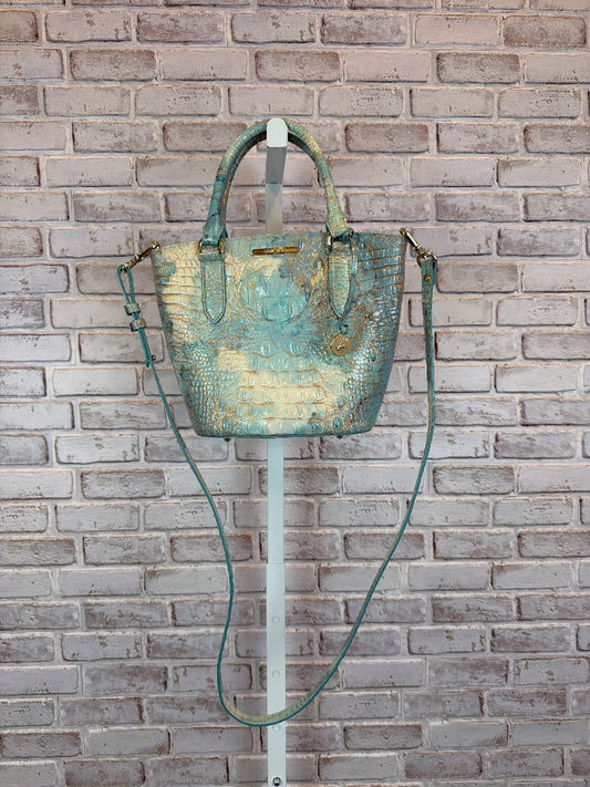 Brahmin Small Bowie Serendipity Handbag, Turquoise, One Size, Used - Excellent