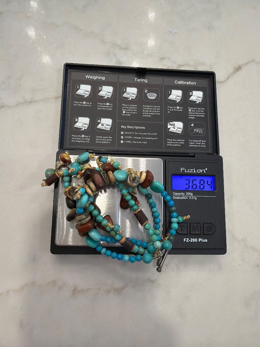 Gilbert Ortega Bracelet, Turquoise, One Size, Used - Excellent