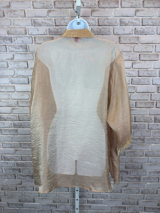 Vince Camuto Shirt, Gold, XL, Used - Good