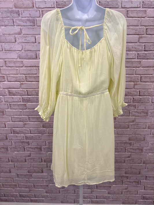 Lauren Conrad Dress, Yellow, Large, Used - Good