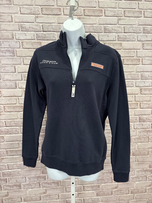 Vineyard Vines Quarter Zip Sweatshirt, Navy, Small, New With Tags