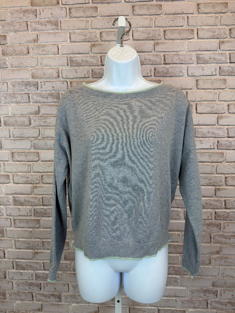Victorias Secret “Love”” Sweater, Grey, XS, Used - Good