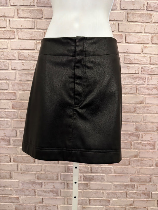 Treasure & bond faux leather Skirt, Black, Medium, Used - Good