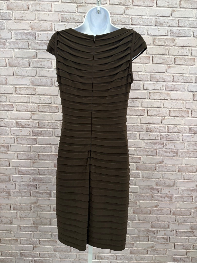 Adrianna Papell Dress, Brown, 12, Used - Good