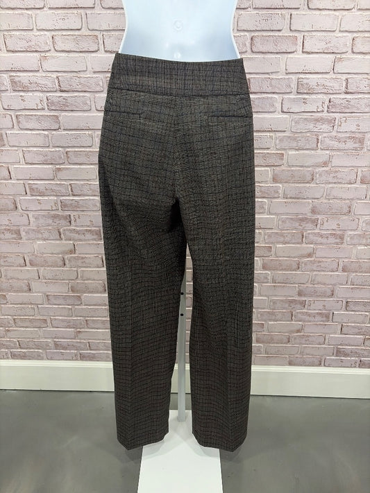 Amanda & Chelsea Pants, Brown/grey plaid, 10, Used - Good