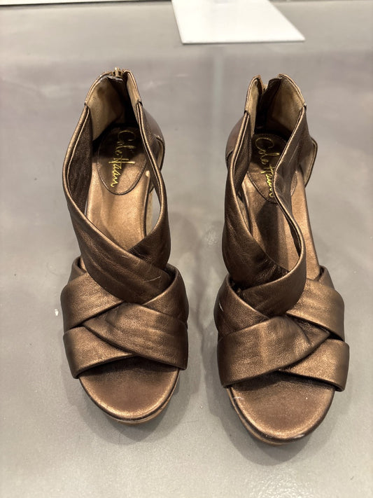 Cole Haan Heels, Gold/bronze, 6.5, Used - Good
