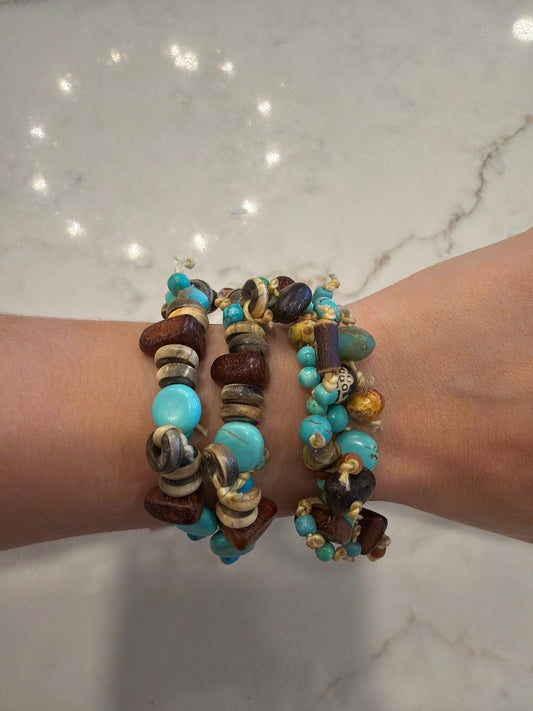 Gilbert Ortega Bracelet, Turquoise, One Size, Used - Excellent