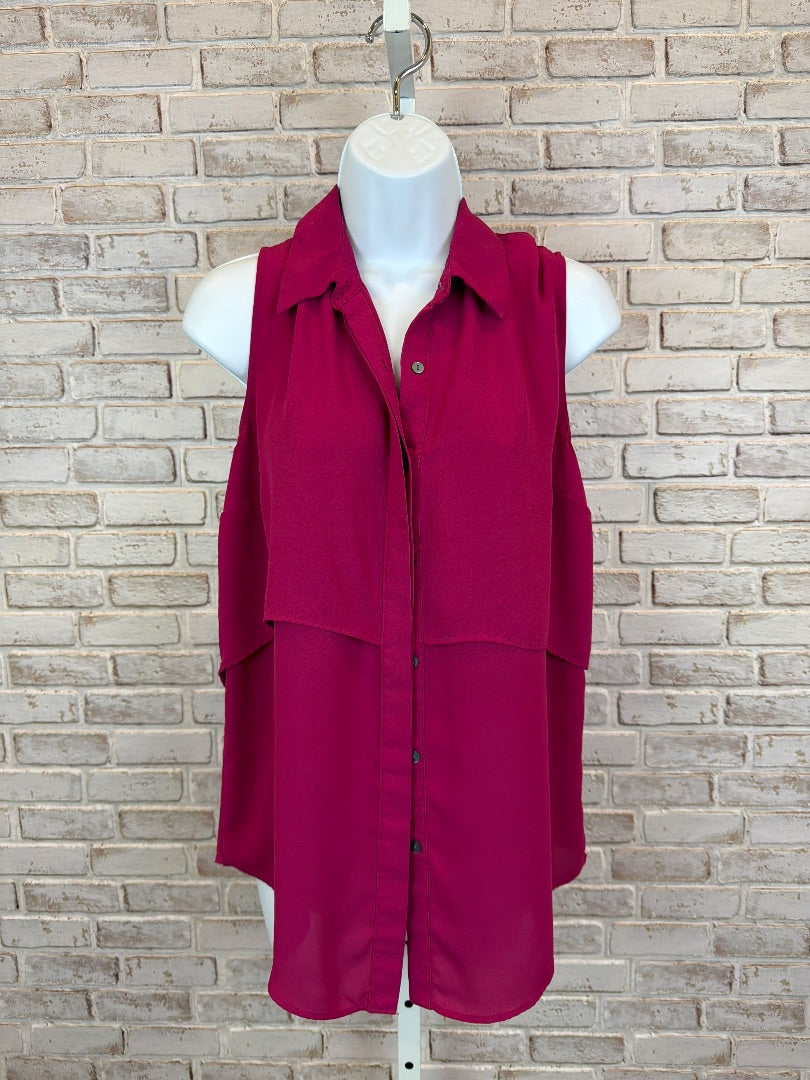 Sandra Tank, Magenta, Medium, Used - Good