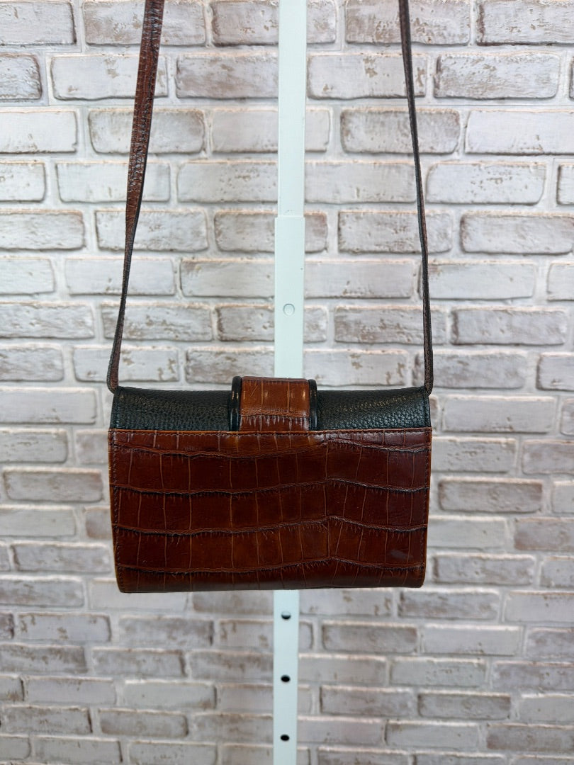 Brighton Crossbody, black/brown, One Size, Used - Good