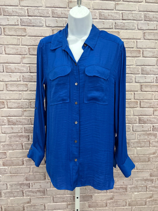 Vince Camuto Shirt, Blue, Small, Used - Good
