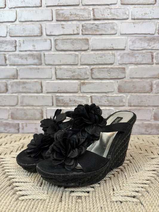 White House Black Market Shoes - Wedges – White House Black Market Wedges, Black, 7, Used - Good