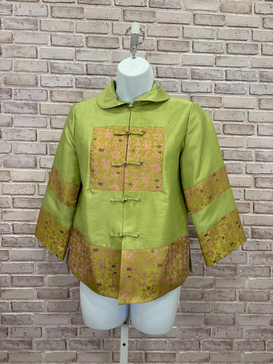 Suan Yan Chinese Jacket, Green multi, Medium, Used - Good