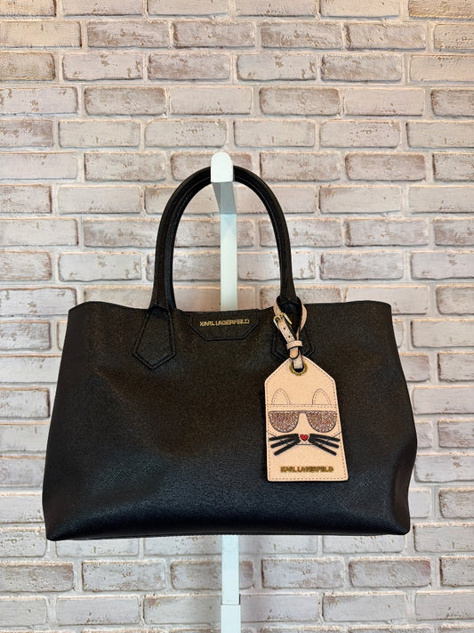 Karl Lagerfeld Handbag, Black, One Size, Used - Good